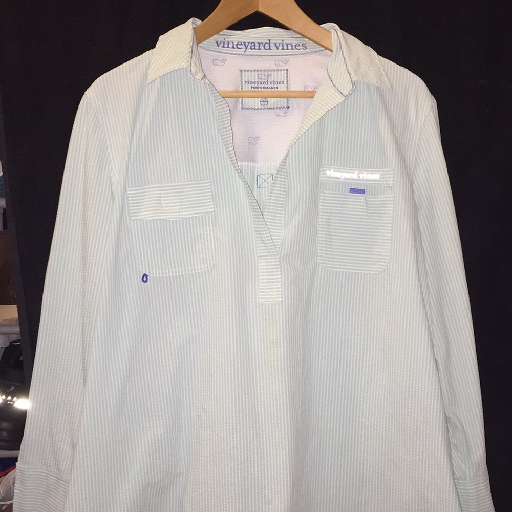 Vineyard Vines Harbor Shirt, cover up, fishing top